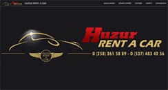 Desktop Screenshot of huzurrentacar.com